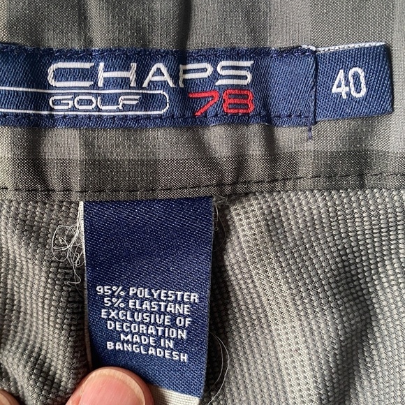 Chaps Golf Men's Gray Plaid Golf‎ Shorts Size 40 - Picture 2 of 12